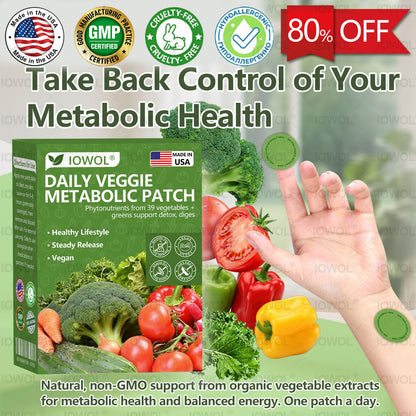 🥦𝐎𝐟𝐟𝐢𝐜𝐢𝐚𝐥 𝐒𝐭𝐨𝐫𝐞 | 𝐈𝐎𝐖𝐎𝐋® 𝐃𝐚𝐢𝐥𝐲 𝐕𝐞𝐠𝐞𝐭𝐚𝐛𝐥𝐞 𝐌𝐞𝐭𝐚𝐛𝐨𝐥𝐢𝐜 𝐏𝐚𝐭𝐜𝐡 𝐮𝐬𝐞𝐬 𝐨𝐫𝐠𝐚𝐧𝐢𝐜 𝐯𝐞𝐠𝐞𝐭𝐚𝐛𝐥𝐞 𝐞𝐱𝐭𝐫𝐚𝐜𝐭𝐬 𝐚𝐧𝐝 𝐩𝐡𝐲𝐭𝐨𝐧𝐮𝐭𝐫𝐢𝐞𝐧𝐭𝐬 𝐟𝐫𝐨𝐦 𝟑𝟗 𝐯𝐞𝐠𝐞𝐭𝐚𝐛𝐥𝐞𝐬 + 𝐠𝐫𝐞𝐞𝐧𝐬 𝐭𝐨 𝐬𝐮𝐩𝐩𝐨𝐫𝐭 𝐝𝐞𝐭𝐨𝐱, 𝐝𝐢𝐠𝐞𝐬𝐭𝐢𝐨𝐧 & 𝐦𝐞𝐭𝐚𝐛𝐨𝐥𝐢𝐜 𝐫𝐞𝐬𝐞𝐭, 𝐚𝐧𝐝 𝐛𝐨𝐨𝐬𝐭 𝐞𝐧𝐞𝐫𝐠𝐲 𝐟𝐨𝐫 𝐚𝐥𝐥-𝐝𝐚𝐲 𝐰𝐞𝐥𝐥𝐧𝐞𝐬𝐬.
