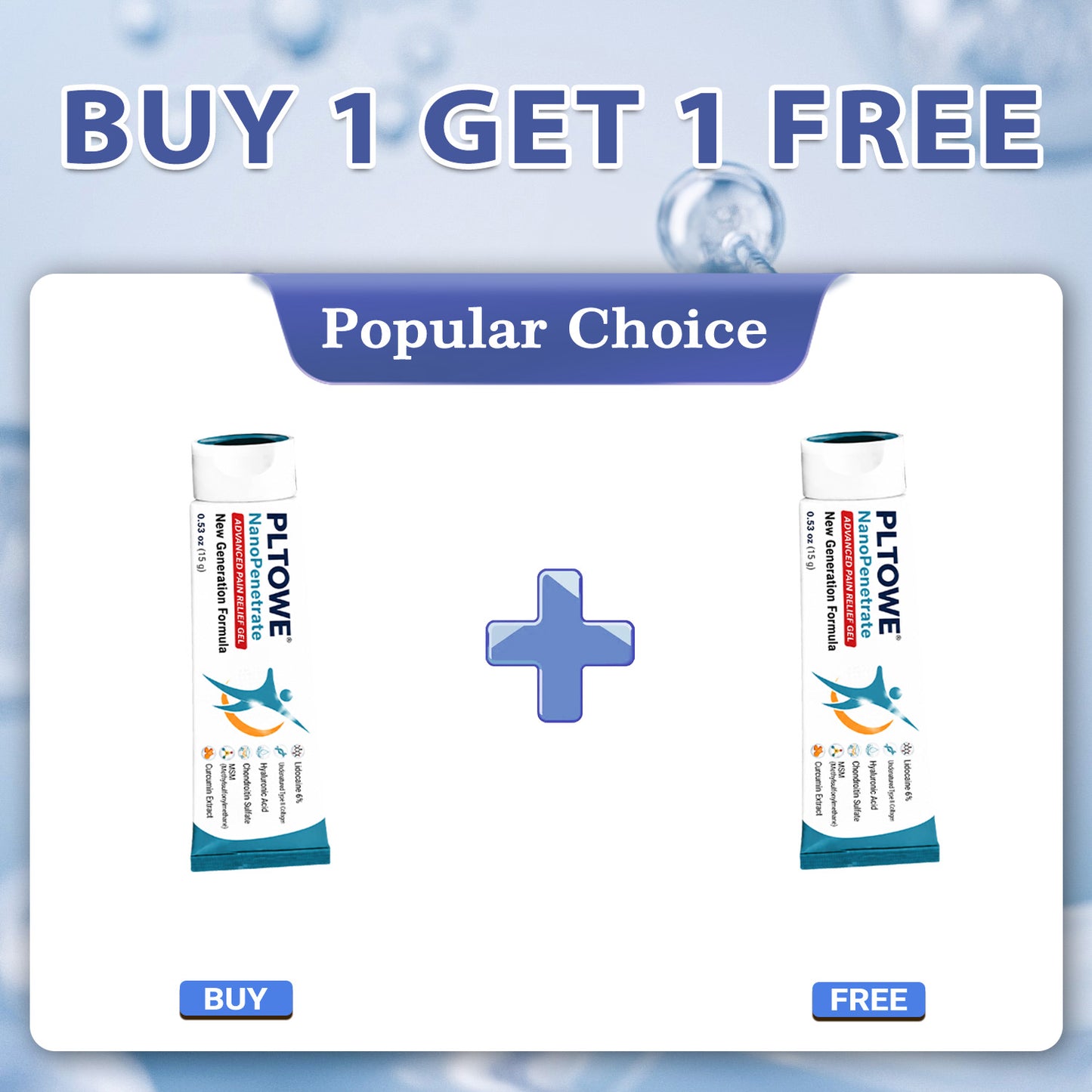 Congratulations! You’re our 500th customer today and qualify for a special offer: get a second PLTOWE® product at 50% OFF!