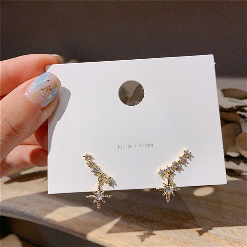 Autumn Winter New Brown Earrings Vintage Matte drop Earrings for women Metal Fashion Statement Dangle Earring 2026 Trend Jewelry