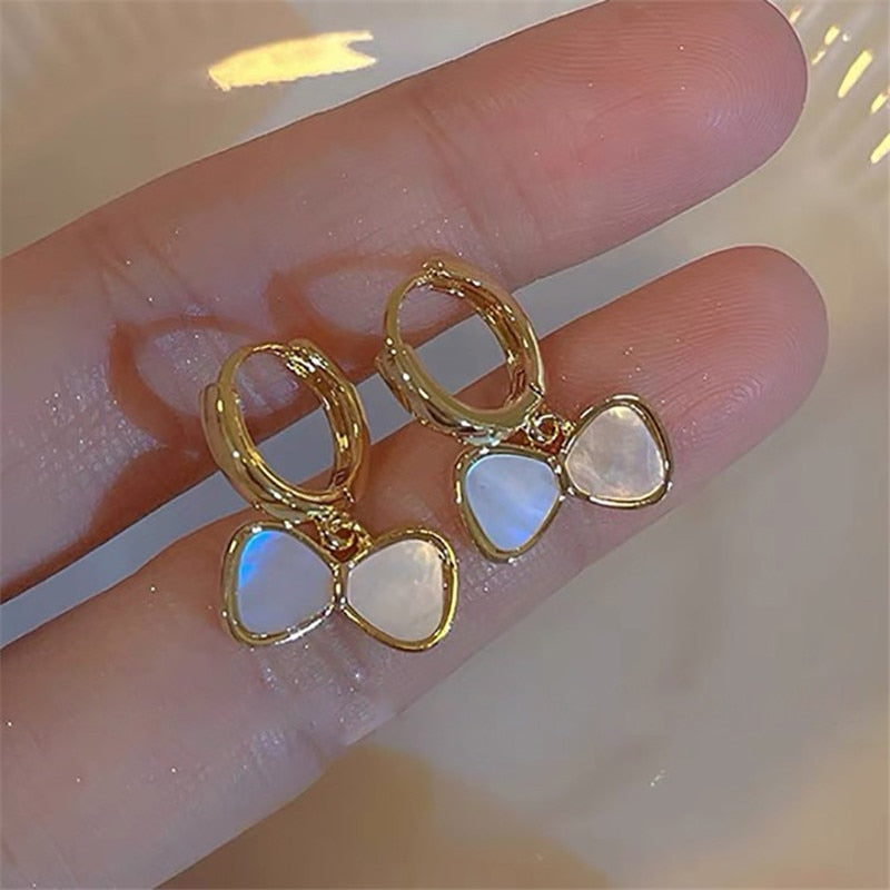 2026 Korean New Simple Temperament Circle Pearl Earrings Fashion Small Versatile Earrings  Jewelry