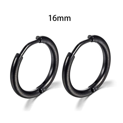 2026 New Simple Stainless Steel Small Hoop Earrings for Women Men Cartilage Ear Piercing Jewelry Pendientes Hombre Mujer