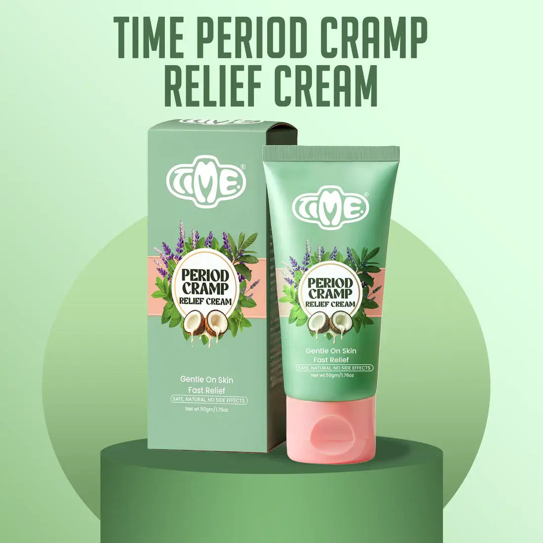 Period Pain Relief Cream for Menstrual Cramps – Natural Ayurvedic Formula